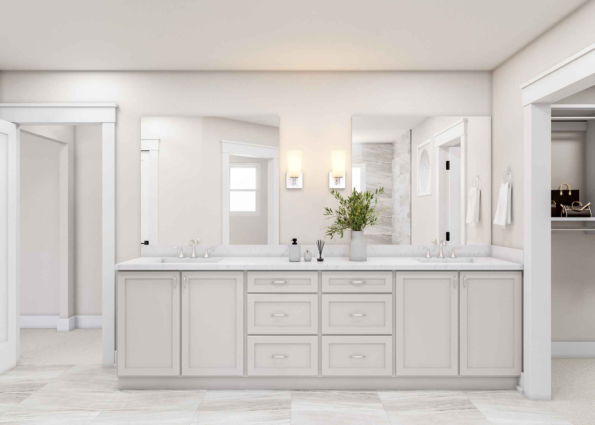 The Newport Floor Plan New Homes in Canton MI Evergreen Homes